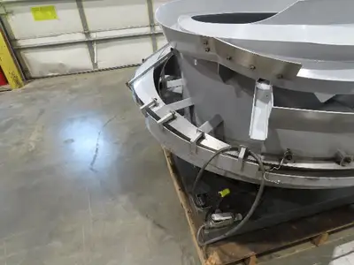 Fortville Feeders Vibratory Parts Feeder 60" Stainless Bowl 115V