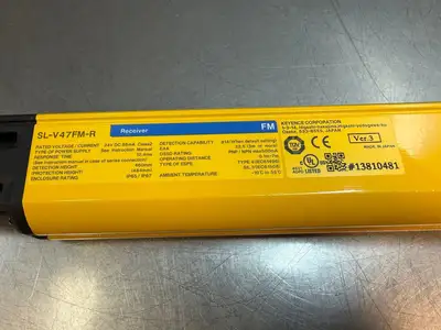 Keyence Corp SL-V47FM-R Safety Light Curtain Main Unit (8.6.1)