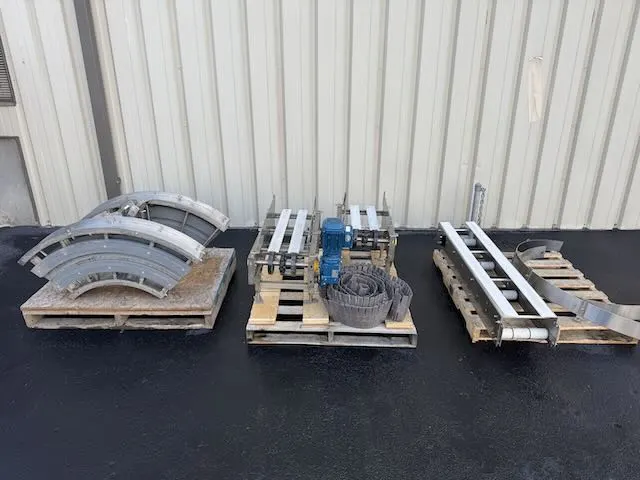 Used _UNKNOWN_ 6000K2836-R8. ADJUSTABLE GUARD RAILS Table Top Chain Conveyors Connecticut US | Litchfield Packaging Machinery #1370123