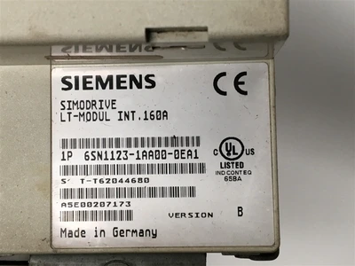 USED SIEMENS 6SN1123-1AA00-0EA1, PART OF THE SET-LT-MODUL INT.1