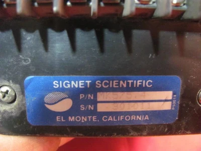 Used SIGNET SCIENTIFIC _UNKNOWN_ Valves/Fittings | OCO Industrial #1625610