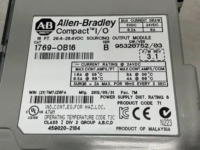 USED ALLEN BRADLEY 1769-OB16 SER B