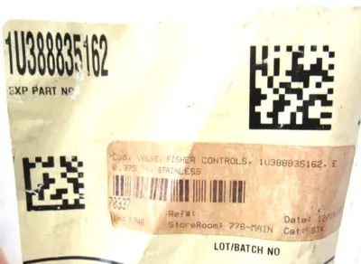NEW FISHER CONTROLS 1U388835162 VALVE PLUG