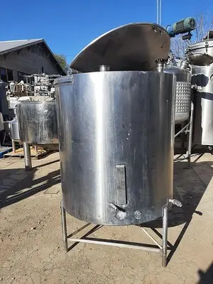 Tank, 330 Gallon, S/st, FT/DB, 45" x 48" #C744433
