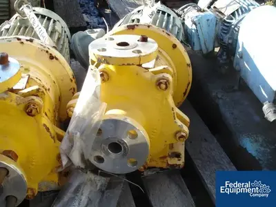 USED Kontro 1" x 1" x 4" Kontro Centrifugal Pump, 316 S/S, 3 HP
