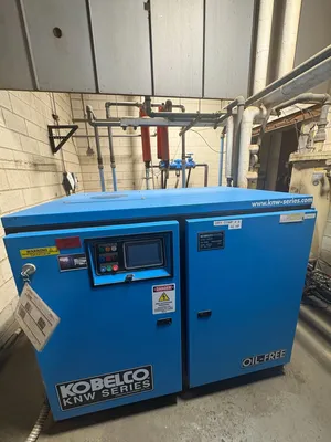 Used 2018 KOBELCO KNW0-B/L Rotary Screw & Sliding Vane Air Compressors South Carolina US | ESS Industrial Equipment Sales #1337520