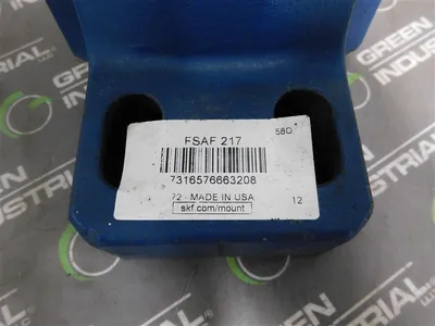 SKF FSAF 217 Pillow Block Bearing Housing 3.938/3.188 in Bore Internal Rust Used