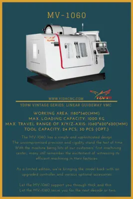 YDPM MV-1060 Vertical Machining Centers | B.W. GUILD EQUIPMENT INC. (3)