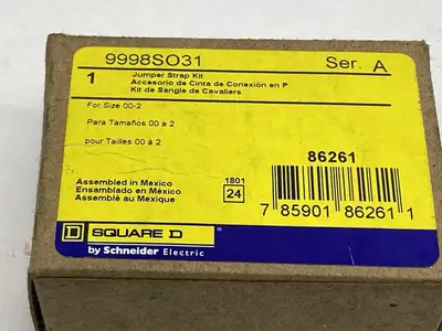 9998SO31 | Square D  Overload Relay Jumper Strap Size 00-2 - New