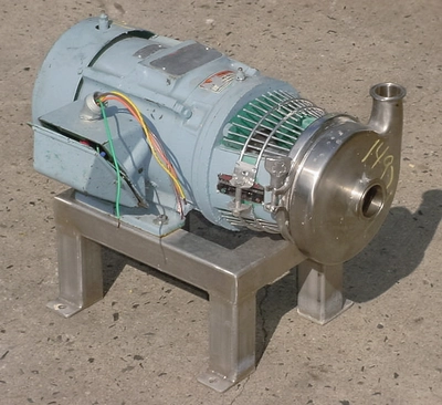 USED TRI CLOVER SS SANI CENTRIFUGAL PUMP C216MD18T-S
