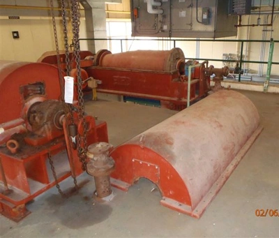 (2) Bird 24 x 60 solid bowl decanter centrifuges, CS.
