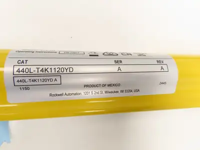 A-B 440L-P4K1120YD Guardshield Safety Light Curtain Transmitter/Receiver Set