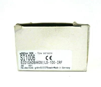 NEW EFECTOR SID10ADBAK0W / LS-100-IRF FLOW SENSOR SI1006 SID10ADBAK0W/LS100IRF