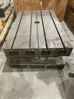 GIDDINGS & LEWIS 36 X 60 HYDROSTATIC INDEX TABLE