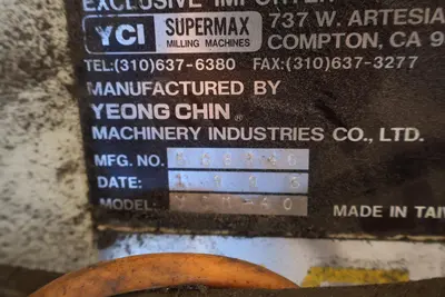 1995 YEONG CHIN MACHINERY COMPANY YCM-40 CNC Milling | MD Equipment Services LLC (21)