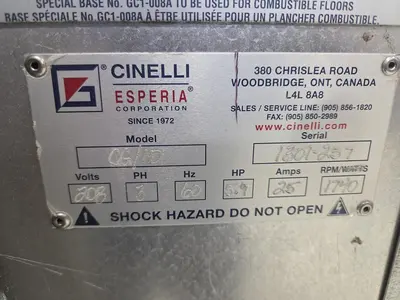 USED CINELLA ESPERIA CORP. CG/ID