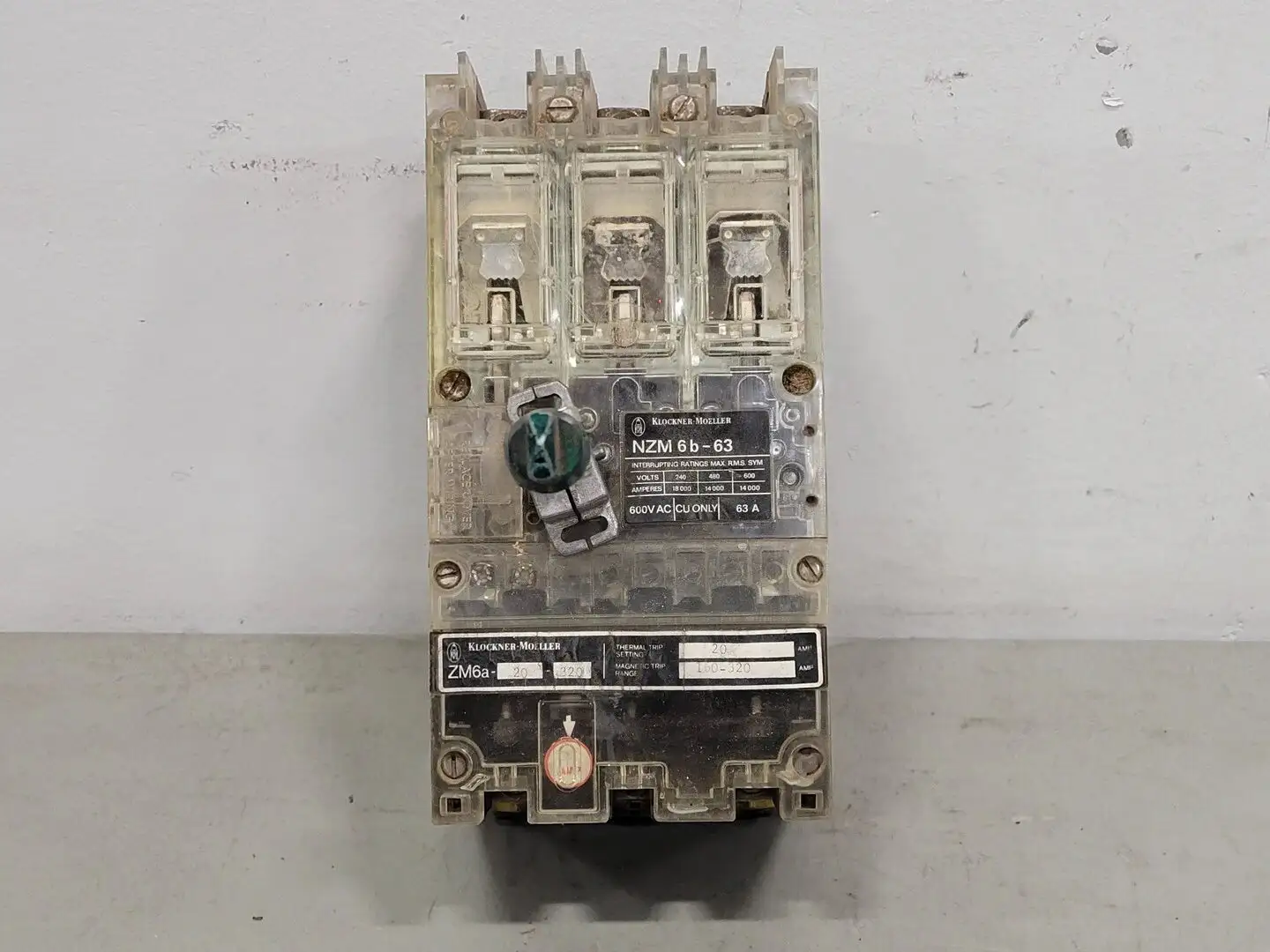 USED KLOCKNER-MOELLER NZM 6B-63