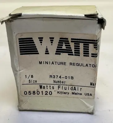 New | in-Stock WATTS R374-01B Solenoid Regulators Ohio US | Surplus Asset Holdings #1239526