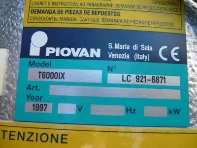 1997 PIOVAN T6000ix Extruder Acc. Dryer | Perry Equipment (5)