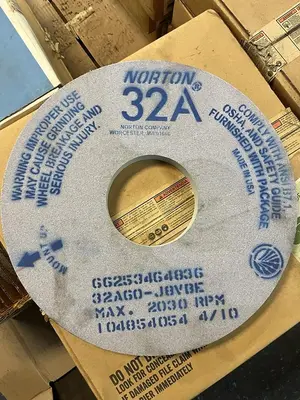 Used NORTON 32AG0-J8YBE Grinding Wheels Ohio US | Surplus Asset Holdings #1542005