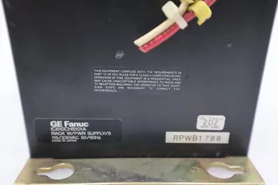GE FANUC IC610CHS101A 5 SLOT RACK STOCK L-563-C