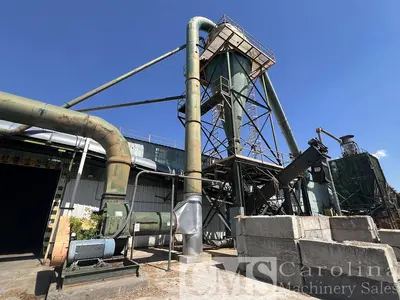USED COMPLETE WOOD WASTE LINE BMM, CHIPMASTER, PEERLESS