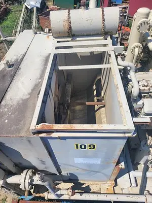 Used KNIGHT KOA-2 4-3/4" SINGLE STAGE HORIZONTAL AIR BOOSTER COMPRESSOR High Pressure Air Compressors Pennsylvania US | East West Machinery & Drilling #1417200