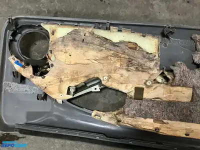 1999 firebird door panel with leather inserts approx.  46” x 22”