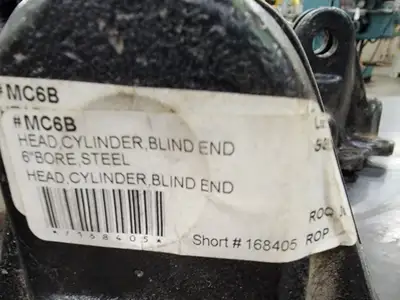 6" Bore Blind End Cylinder Head MC6B, Clevis Mount, Steel