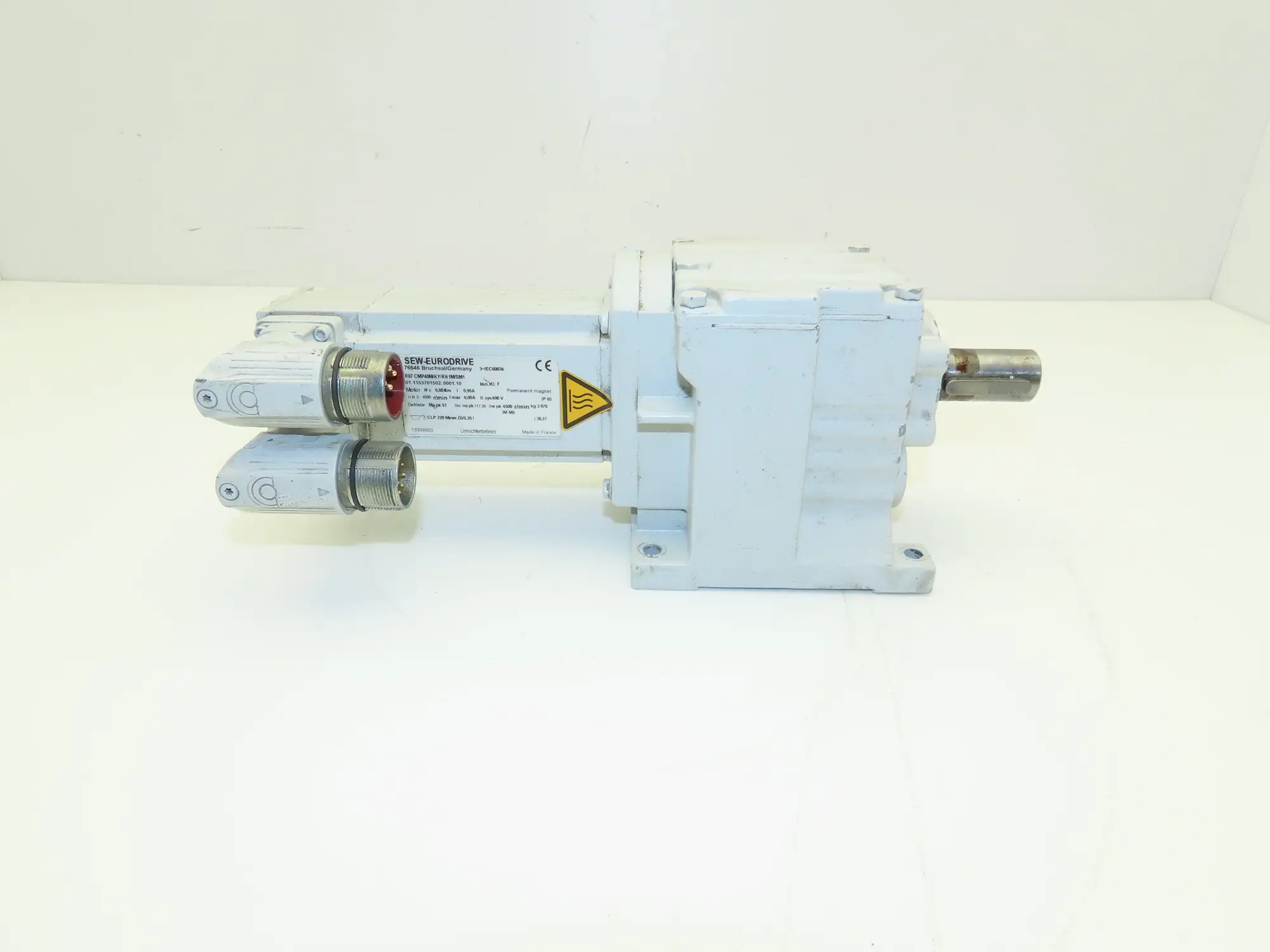 Sew Eurodrive R07 CMP40M/KY/RH1M/SM1 Gearmotor 38.51:1 Reducer 117rpm 51Nm 400v