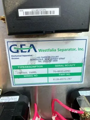 Westfalia NA 7-06-076 clarifier centrifuge, 316SS.