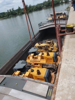 River Cargo Vessel, still in use, with license and permissions, VIDEOS
