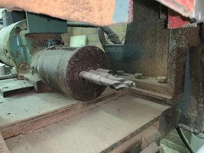 USED BELL B424C DOUBLE-END TRIM AND BORE MACHINE