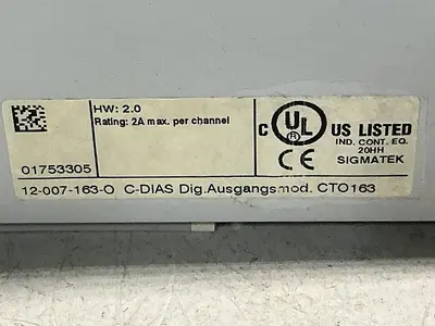 USED SIGMATEK CTO 163