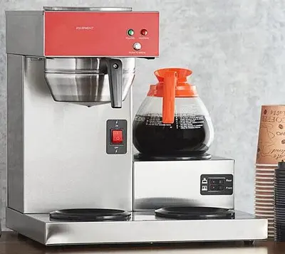 Automatic Coffee Maker with 3 Lower Decanter Warmers - 120V, 1650W