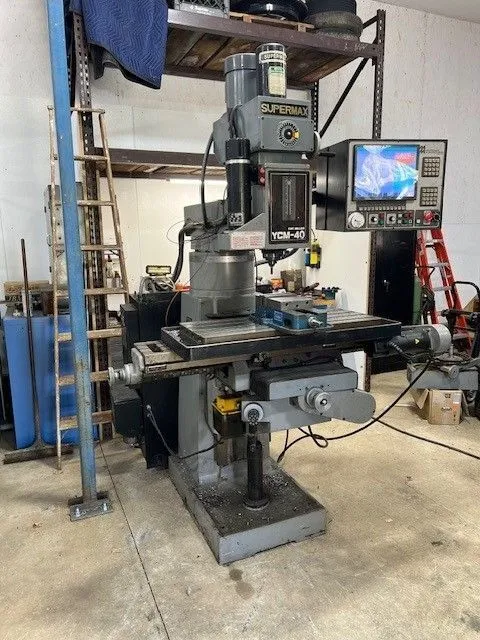 Used SUPERMAX YCM-40 Vertical Mills Illinois US | 520 Machinery Sales LLC #325109
