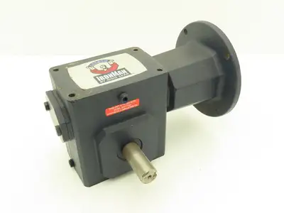 Leeson IronMan BM821-50-L-56 Worm Gearbox 50:1 Reducer 1/4Hp 35rpm 56C LH