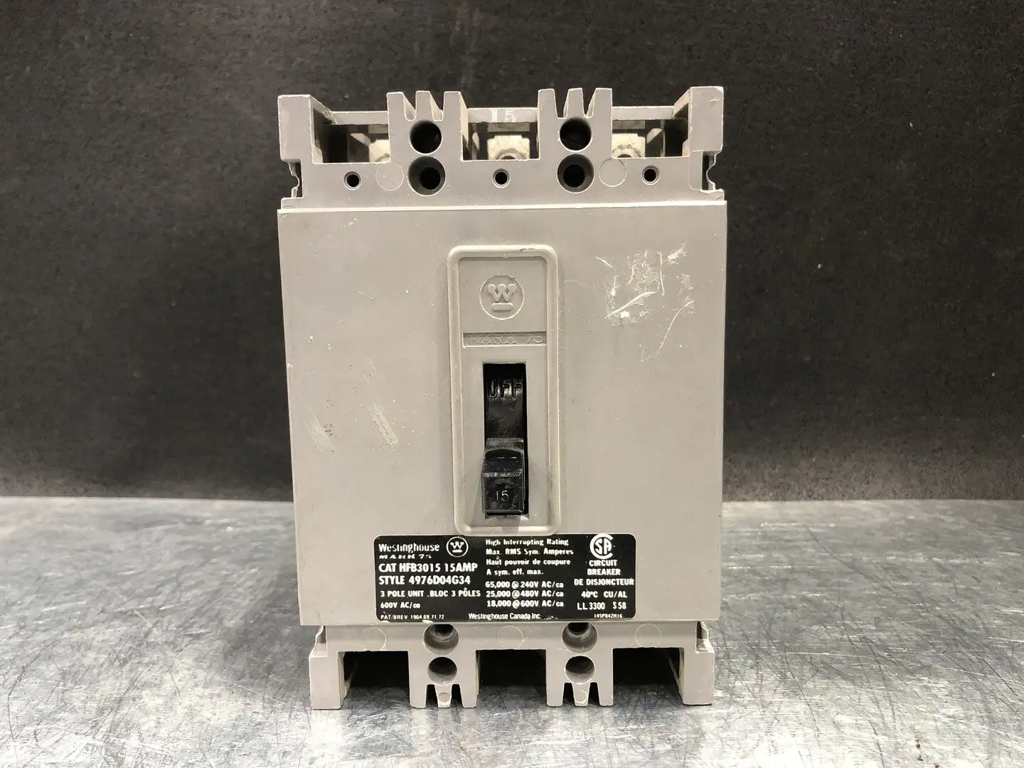 USED WESTINGHOUSE HFB3015