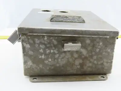 Hoffman Wall Mount Electrical Enclosure JIC 10"x 8"x 4" Stainless Steel