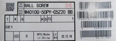NEW NSK W4010G-50PY-C5Z BALL SCREW SPINDLE W4010G50PYC5Z 1009793/B05363250102