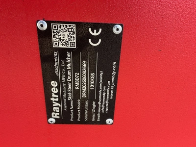 Used RAYTREE RMBD72 SKID STEER DRUM MULCHER ATTACHMENT Forestry Grinders Michigan US | Miedema Asset Management Group #1468770