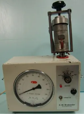 Used BRABENDER RAMA IS THE FIRST DYNAMIC MECHANICAL TEST SYSTEM TO AUTOMATE SAMPLE CONDITIONING AND TESTING Moisture Testers Texas US | Bamko Surplus Process Equipment #935274