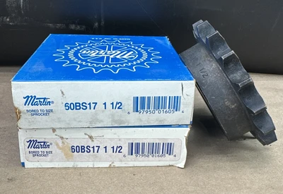 New | in-Stock Martin Sprocket & Gear 60BS17-1-1/2 Roller Conveyors Indiana US | J&J Industrial Supply #1292082