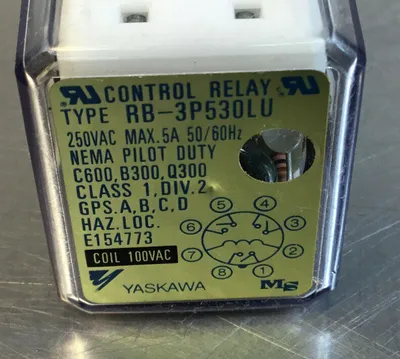 YASKAWA RB-3P530LU Control Relay. 4C