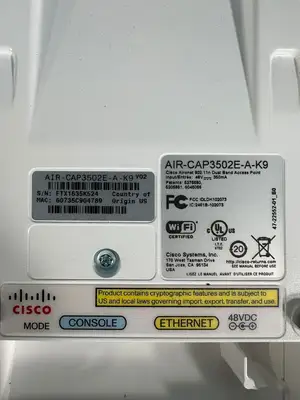 Cisco AIR-CAP3502E-A-K9 802.11n 48V-350mA (1.6.4)