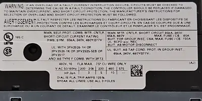 USED Siemens Siemens 3RV2021-4AA10