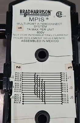 Brad Harrison DND4100 MULTI-PORT INTERCONNECT SYSTEM. 7A 600V. 4C-26