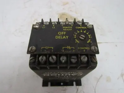 Industrial Solid State Control 1013-1F2B Type 2 .06-5 Range 115V Timer Off delay