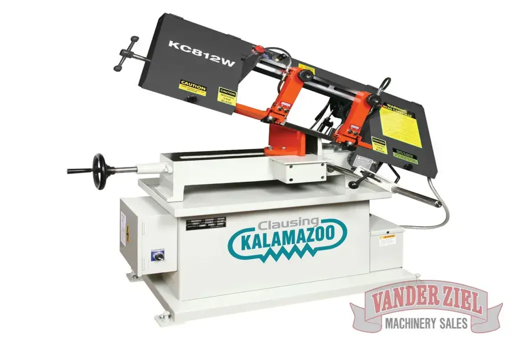 New | in-Stock CLAUSING KC812W Horizontal Band Saws Michigan US | Vander Ziel Machinery Sales #482406
