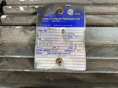 USED BROOK CROMPTON PARKINSON LTD 2424108